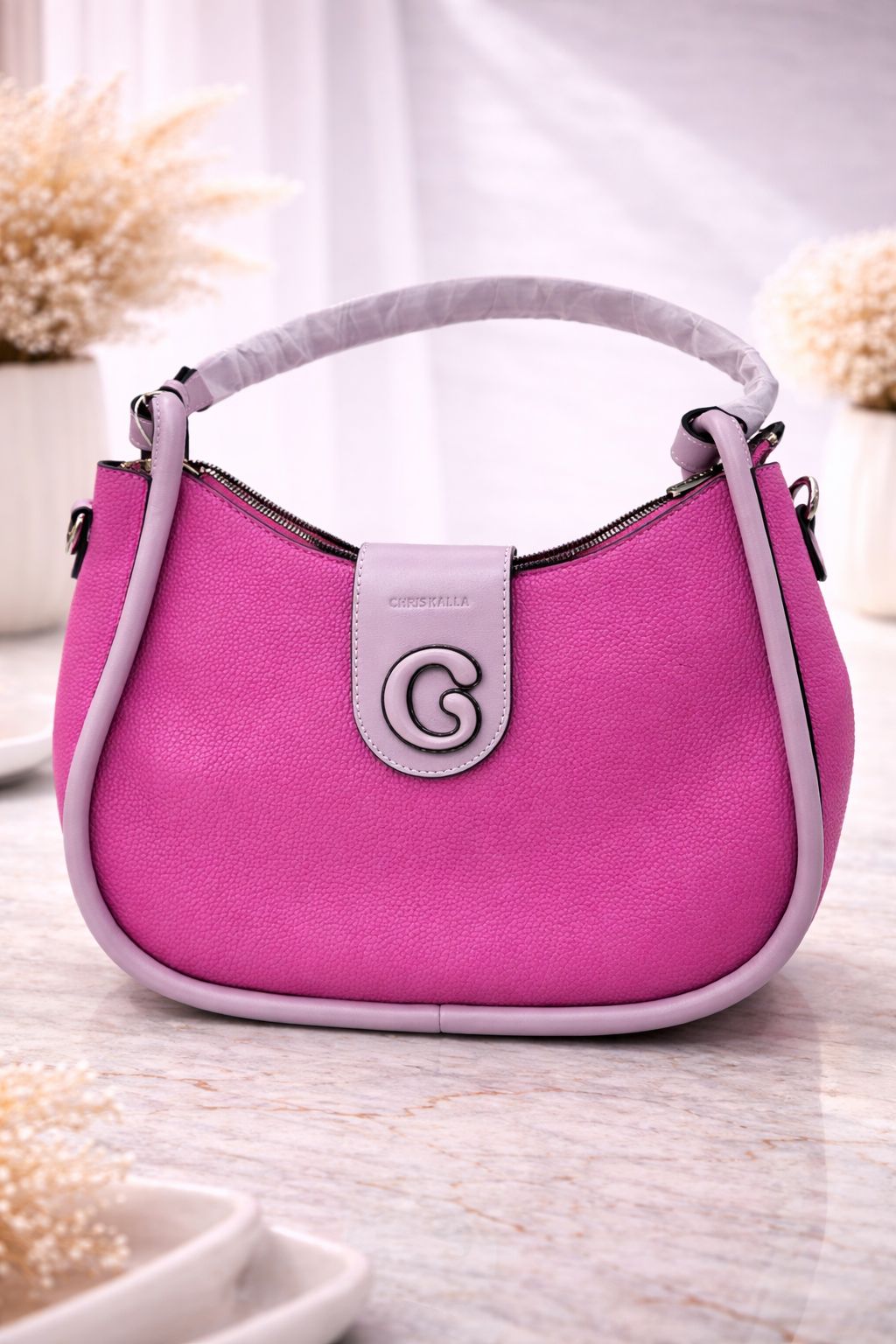 Imported pio leather handbag-26